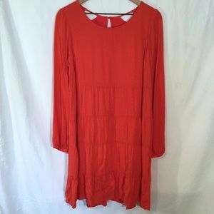 Skies are Blue peasant dress with cutout back